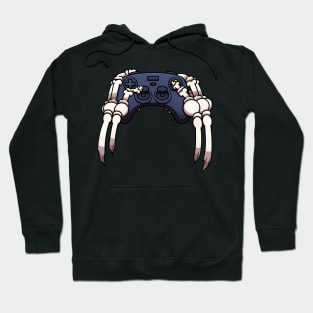 Skeleton Hands Holding Video Game Controller Hoodie